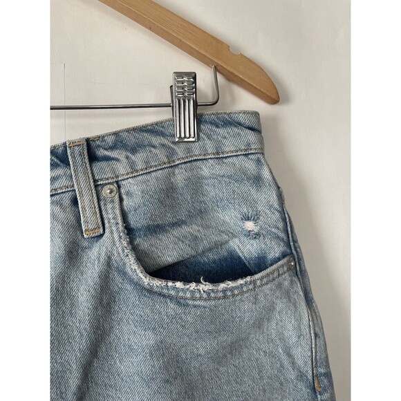 FREE PEOPLE x We The Free Distressed Tapered Baggy Boyfriend Jeans - 32 NWOT - Picture 5 of 14